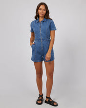 Load image into Gallery viewer, Silent Theory Boston Playsuit - Mid Blue
