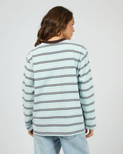Load image into Gallery viewer, Silent Theory Stripe Long Sleeve Tee - Light Blue
