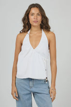Load image into Gallery viewer, Silent Theory Bowie Tie Side Top - White
