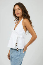 Load image into Gallery viewer, Silent Theory Bowie Tie Side Top - White
