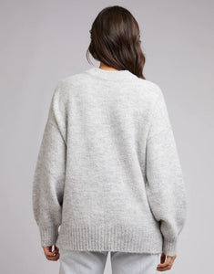 All About Eve Poppy Knit - Grey Marle