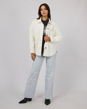 Load image into Gallery viewer, All About Eve Emma Cord Shacket - Vintage White
