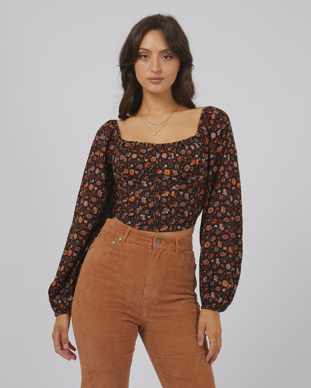 All About Eve Luna Floral Top - Print