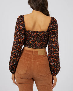 All About Eve Luna Floral Top - Print