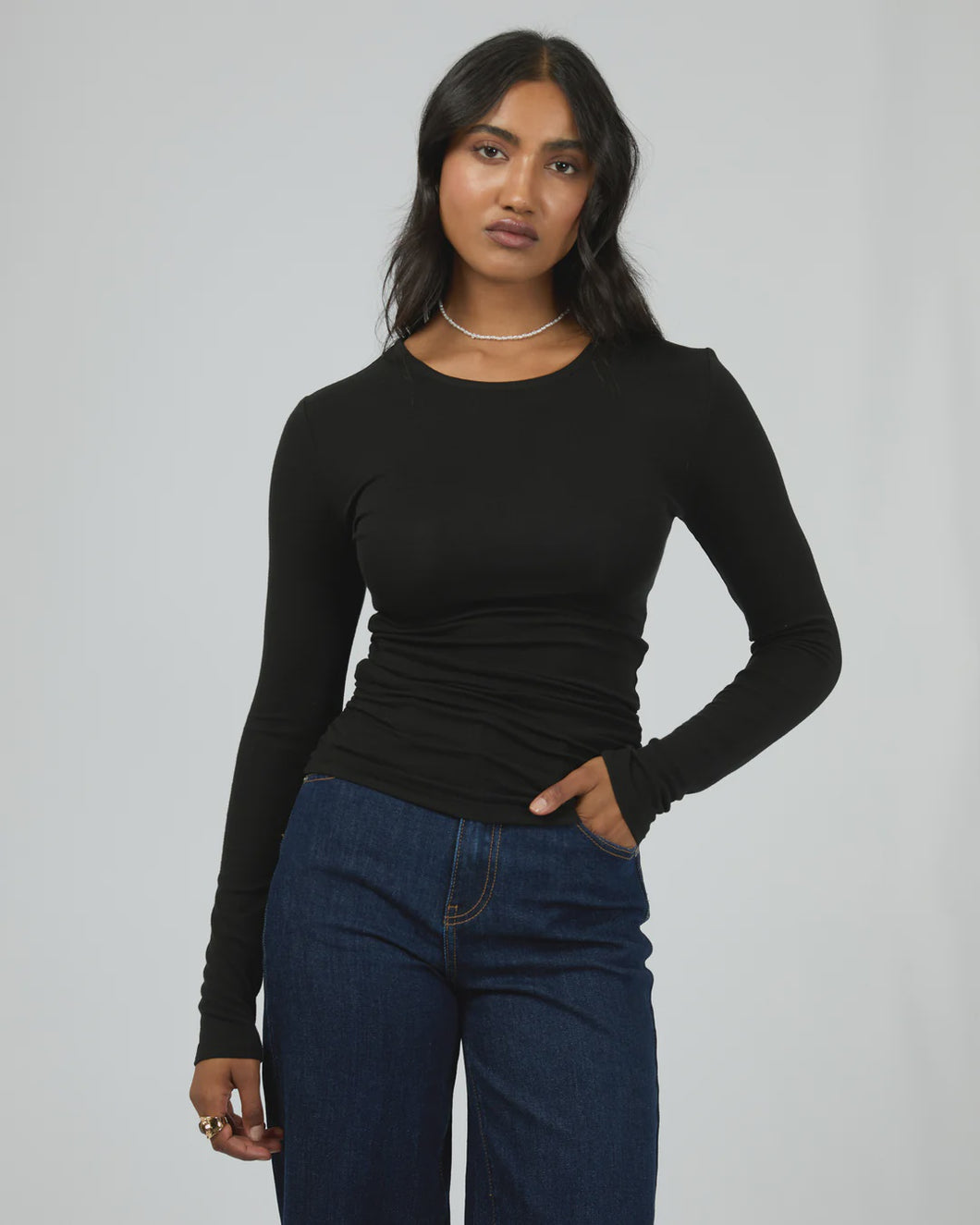 All About Eve Kylie Long Sleeve Top - Black