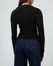 Load image into Gallery viewer, All About Eve Kylie Long Sleeve Top - Black
