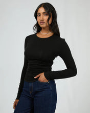 Load image into Gallery viewer, All About Eve Kylie Long Sleeve Top - Black
