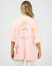 Load image into Gallery viewer, All About Eve Aloha Howdy Oversized Tee - Petal Pink
