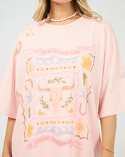 Load image into Gallery viewer, All About Eve Aloha Howdy Oversized Tee - Petal Pink
