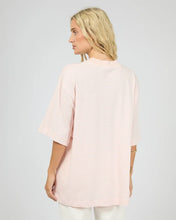Load image into Gallery viewer, All About Eve Kya Oversized Stripe Tee - Pale Pink
