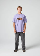 Load image into Gallery viewer, Rivvia Projects Oval Graf Relaxed Fit T-Shirt - Washed Purple
