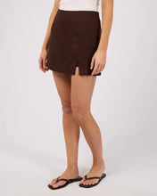 Load image into Gallery viewer, All About Eve Fern Linen Skort - Brown
