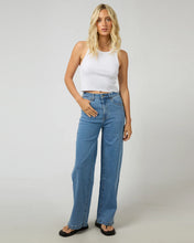 Load image into Gallery viewer, All About Eve Jacqui Wide Leg Jean - Light Blue

