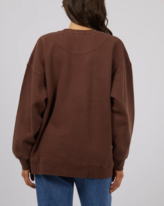 All About Eve Classic Crew - Brown