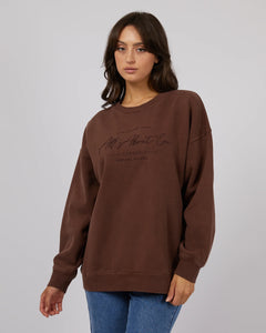 All About Eve Classic Crew - Brown