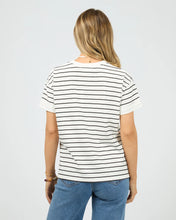 Load image into Gallery viewer, All About Eve AAE Washed Stripe Tee - Black
