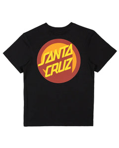 Santa Cruz OS Bold Shadow Dot Tee - Black