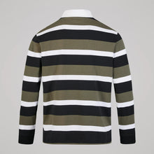 Load image into Gallery viewer, Canterbury Yarn Dye Stripe Rugby Top - 673 Beetle
