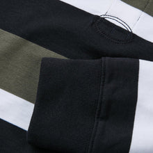 Load image into Gallery viewer, Canterbury Yarn Dye Stripe Rugby Top - 673 Beetle
