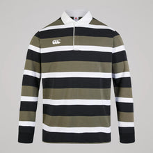 Load image into Gallery viewer, Canterbury Yarn Dye Stripe Rugby Top - 673 Beetle
