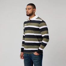 Load image into Gallery viewer, Canterbury Yarn Dye Stripe Rugby Top - 673 Beetle
