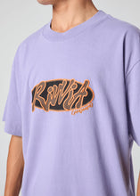 Load image into Gallery viewer, Rivvia Projects Oval Graf Relaxed Fit T-Shirt - Washed Purple

