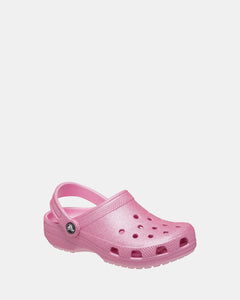 Crocs Classic Glitter Clog Toddler (C4-C10) - Pink Tweed Glitter