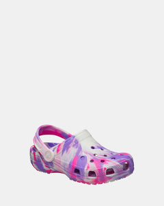 Crocs Classic Glow Marbled Clog (C4-C10) - Pink Crush/Multi