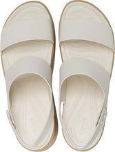 Load image into Gallery viewer, Crocs Women Brooklyn Sky Sandal Shoe - Frappe/Cashew
