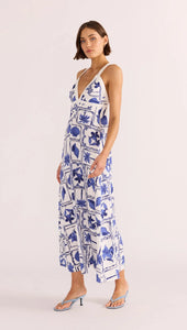 MINKPINK  Postcard-Floral Sylvie Panel Midi Dress