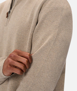 Industrie The Lakewood Zip Neck - Wheat