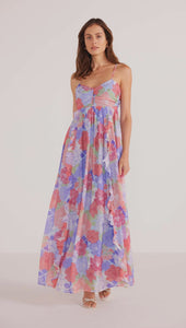 MINKPINK Belle Ruffle Maxi Dress - Spring Bloom