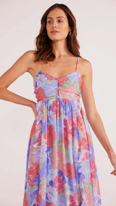 MINKPINK Belle Ruffle Maxi Dress - Spring Bloom