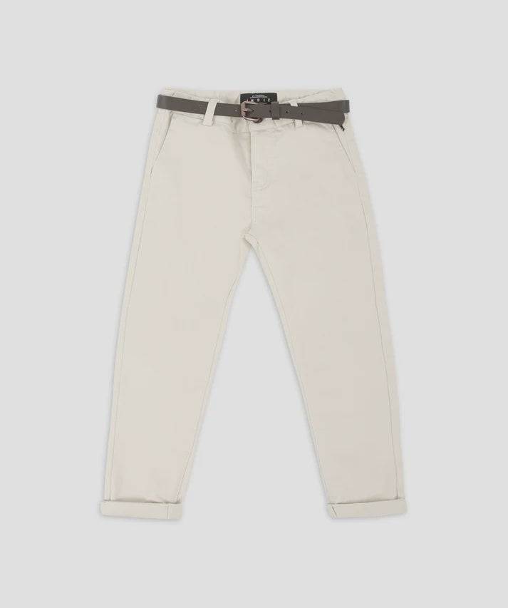 Indie Kids Cuba Stretch Chino (8-16) - Talc
