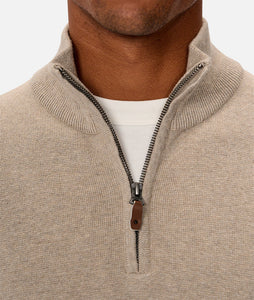 Industrie The Lakewood Zip Neck - Wheat