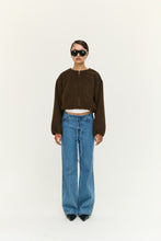 Load image into Gallery viewer, Staple The Label Alaric Cropped Jacket - Chocolate
