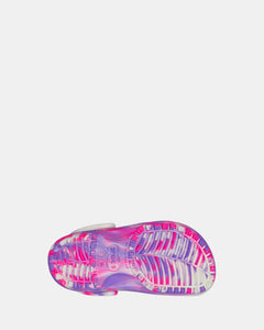 Crocs Classic Glow Marbled Clog (C4-C10) - Pink Crush/Multi