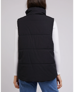 All About Eve Classic Puffer Vest - Black