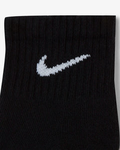 Nike Everyday Cushion Ankle Sock 3Pk - Black/White