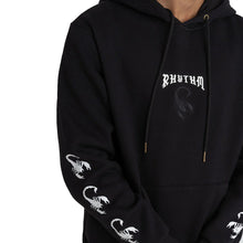 Load image into Gallery viewer, Rhythm Scorpion Heavyweight Fleece Hood - Black
