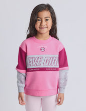 Load image into Gallery viewer, Eve Girl Alpine Panelled Crew (8-14) - Pink
