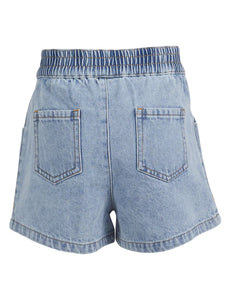 Eve Girl Raya Short - Blue ( 3-7)