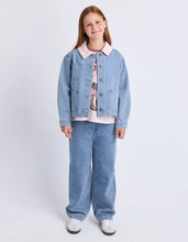 Load image into Gallery viewer, Eve Girl Billie Denim Jacket - Blue
