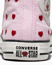Load image into Gallery viewer, Converse Youth CT Hearts And Roses Hi-Top Shoe - New Found Bloom/Vintage White
