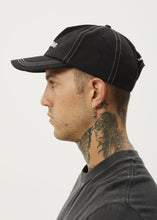 Load image into Gallery viewer, Afends Outline Recycled Cap - Black
