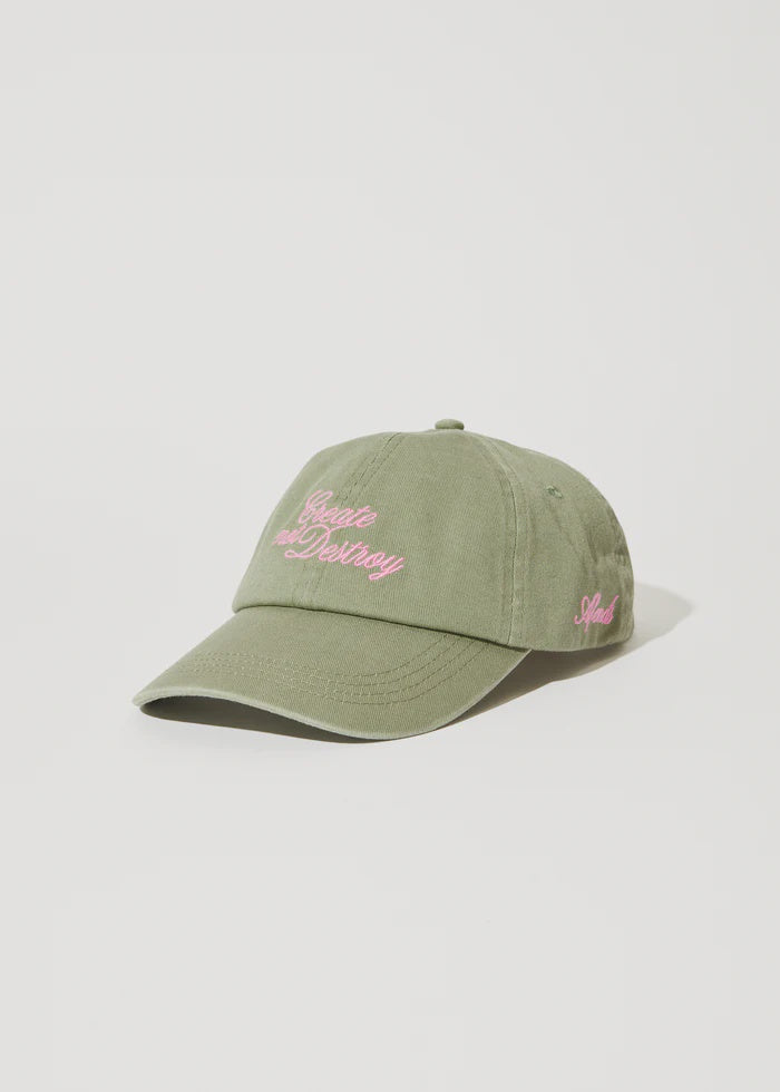 Afends Create Recycled Panelled Cap - Olive