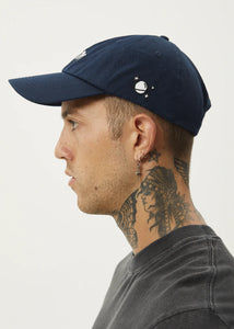 Afends Enjoyment Six Panel Cap - Navy