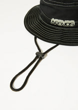 Load image into Gallery viewer, Afends Repeater Recycled Bucket Hat - Black
