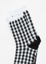 Load image into Gallery viewer, Afends Rowan Socks Two Pack - Black Check
