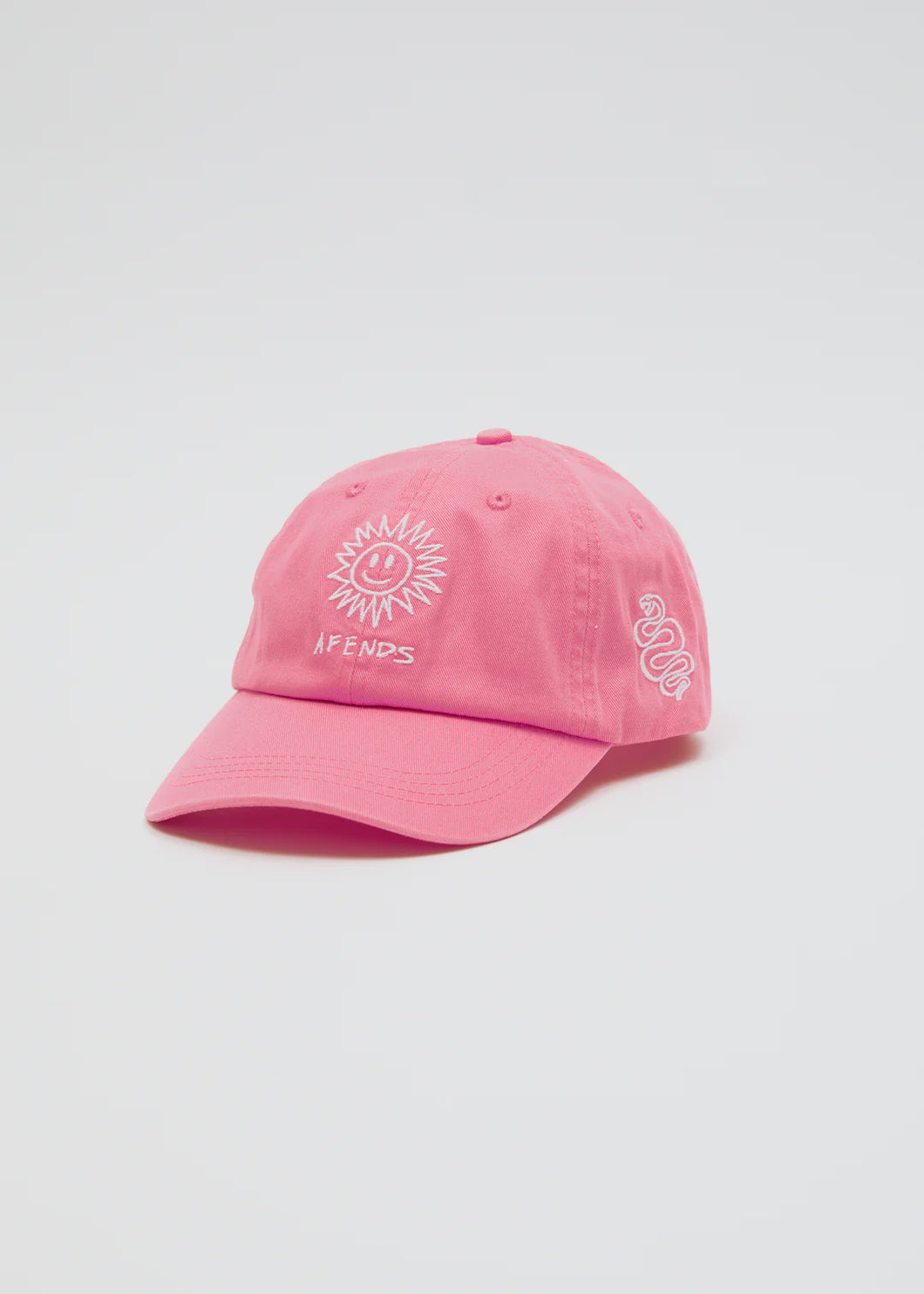 Afends High Recycled Panelled Cap - Pink